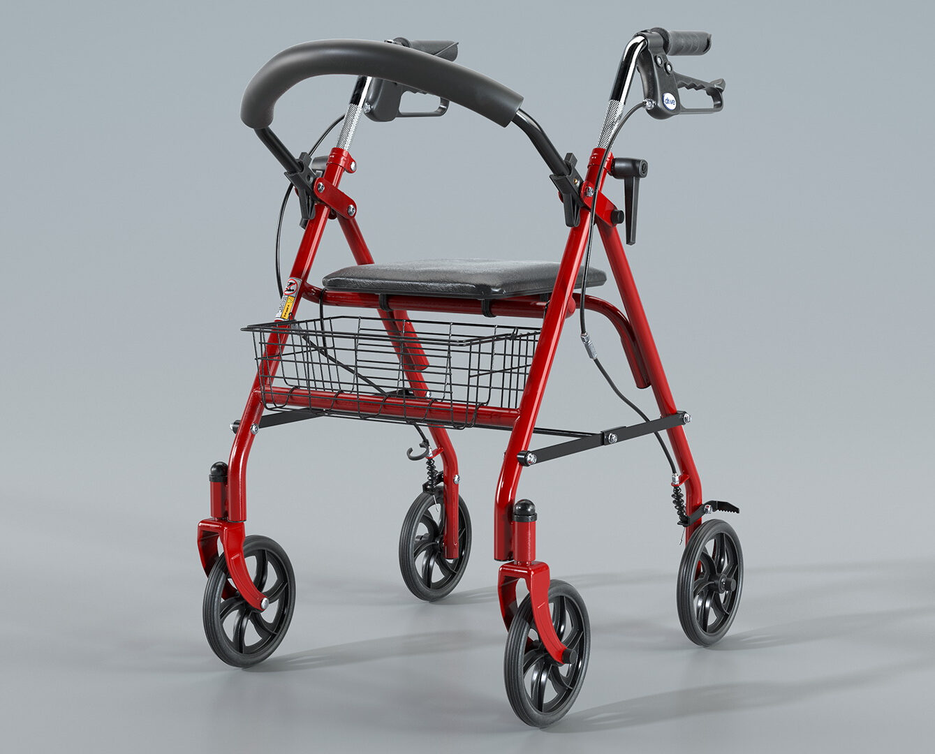 Drive Medical 10257BL-1 4-Wheel Rollator