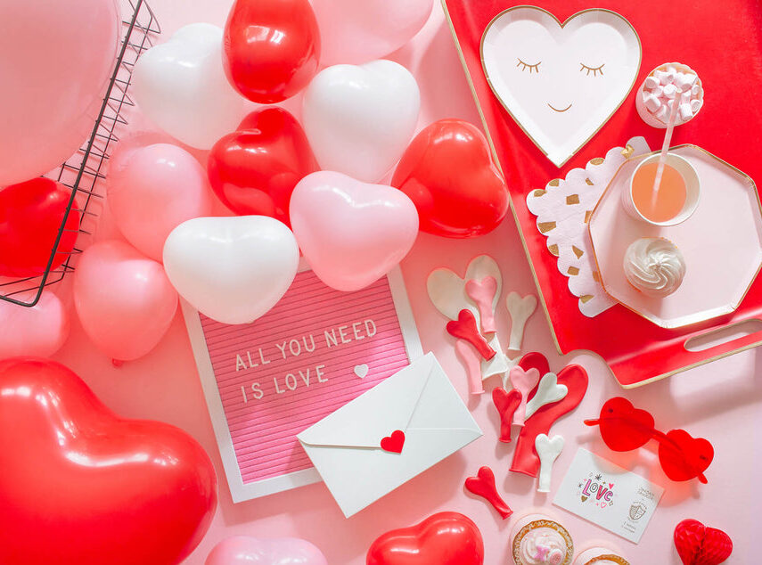 PartyWoo Valentines Balloons