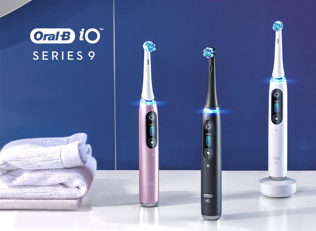 iO Series 9 Rechargeable Electric Toothbrush, Black Onyx