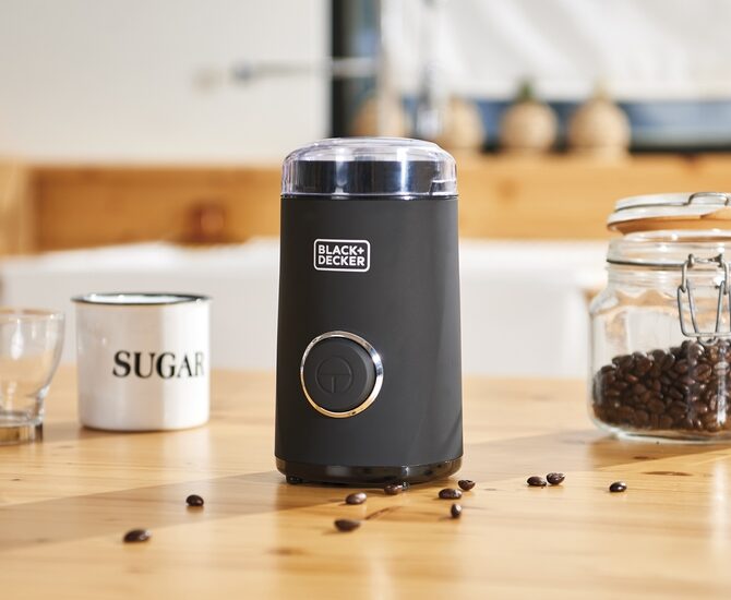 Get the Most out of Fresh Coffee with Black+Decker Coffee Grinder (100% Effecient Grinding Result)