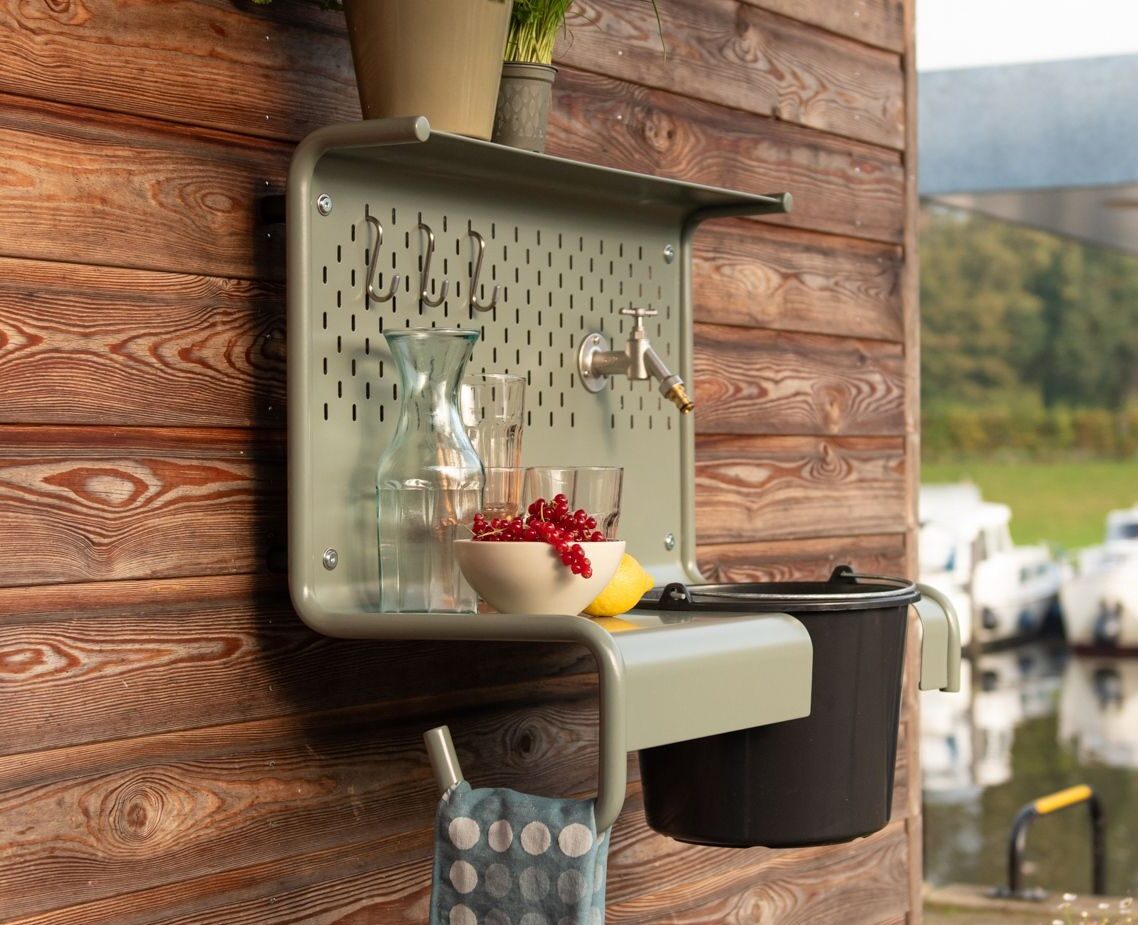 Outdoor Space with Waterworks