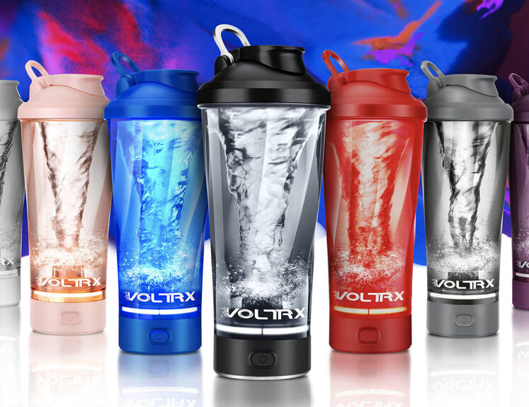 Drink your protein shakes without clumps with VOLTRX Premium Shaker Bottle