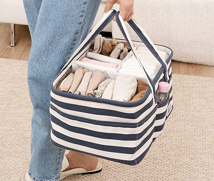 Perfect Caddy for Diapers and Wipes Anywhere