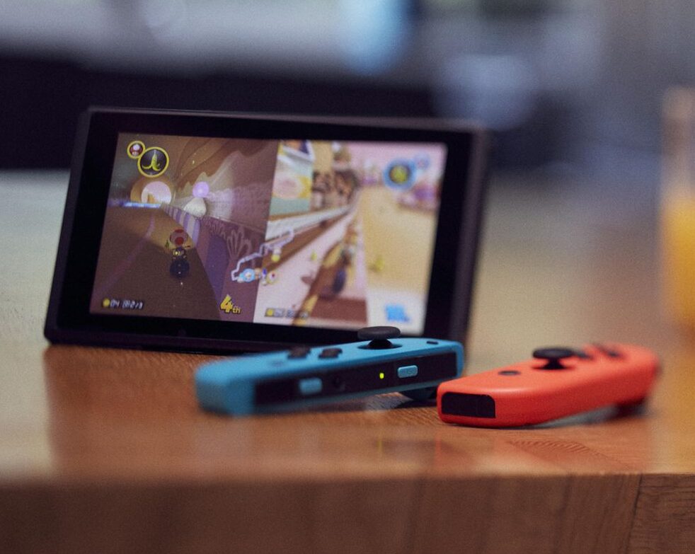 Nintendo Switch™ with Neon Blue and Neon Red Joy‑Con™