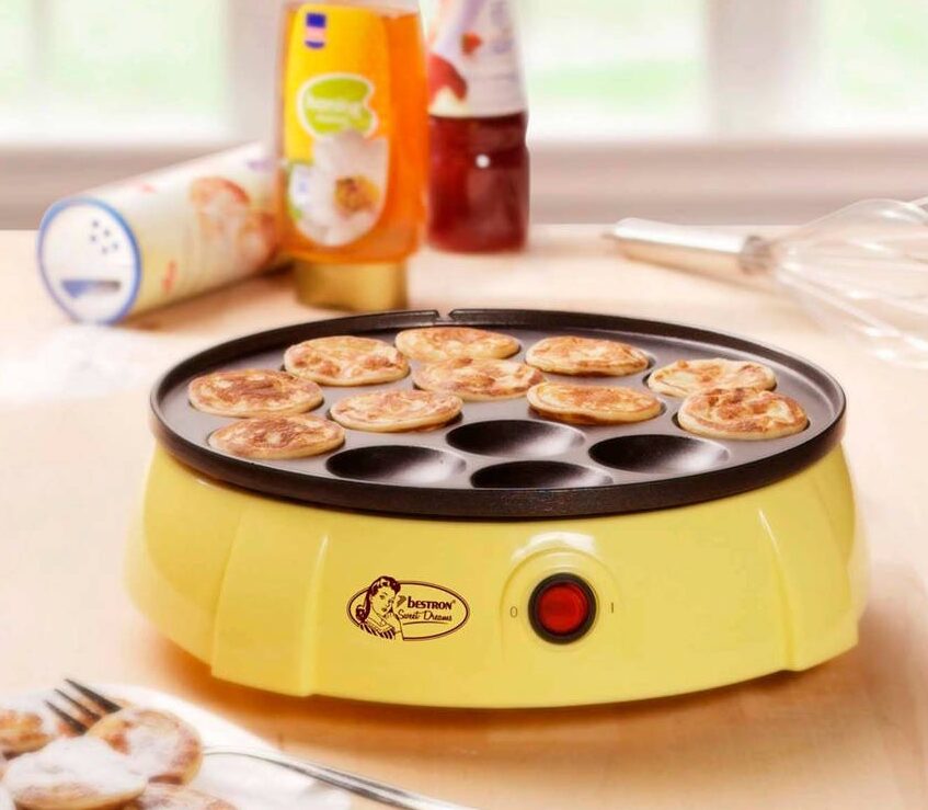 Eat Delicious and Crispy Poffertjes Every Time Using the Bestron Poffertjes Maker