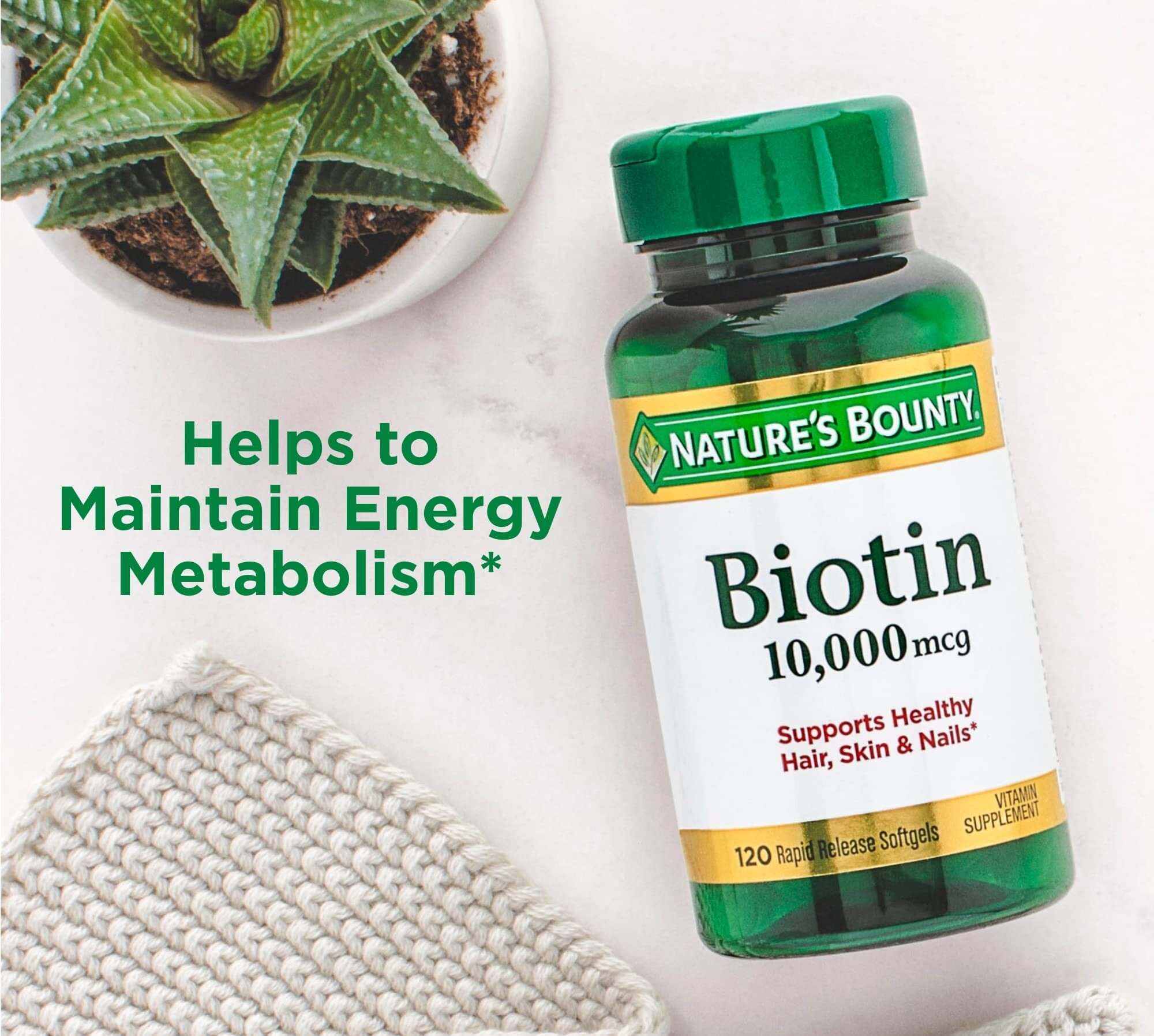 Nature's Bounty Biotin Soft gels