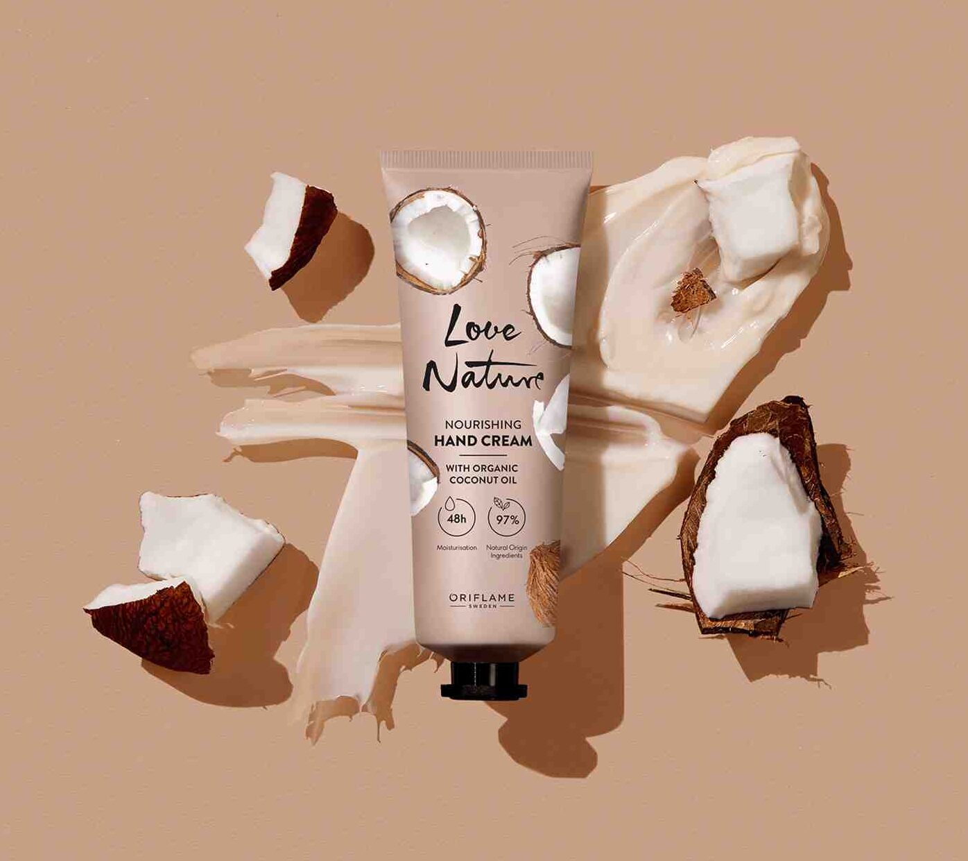 Nourishing Hand Cream with Organic Coconut Oil