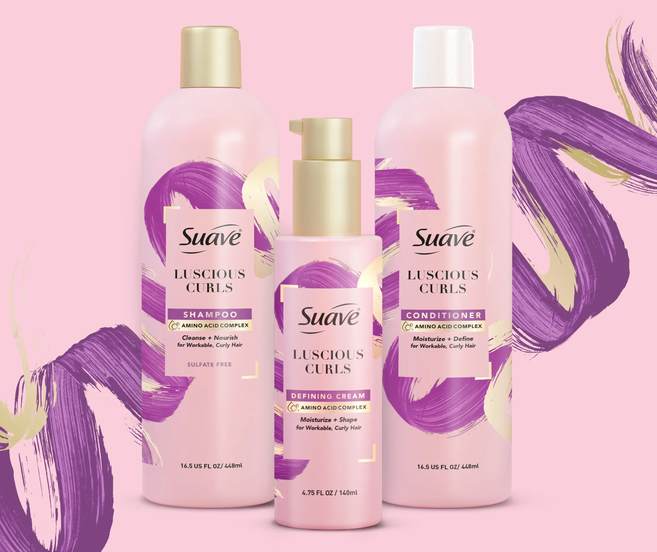 Suave Luscious Curls Sulfate Free Shampoo