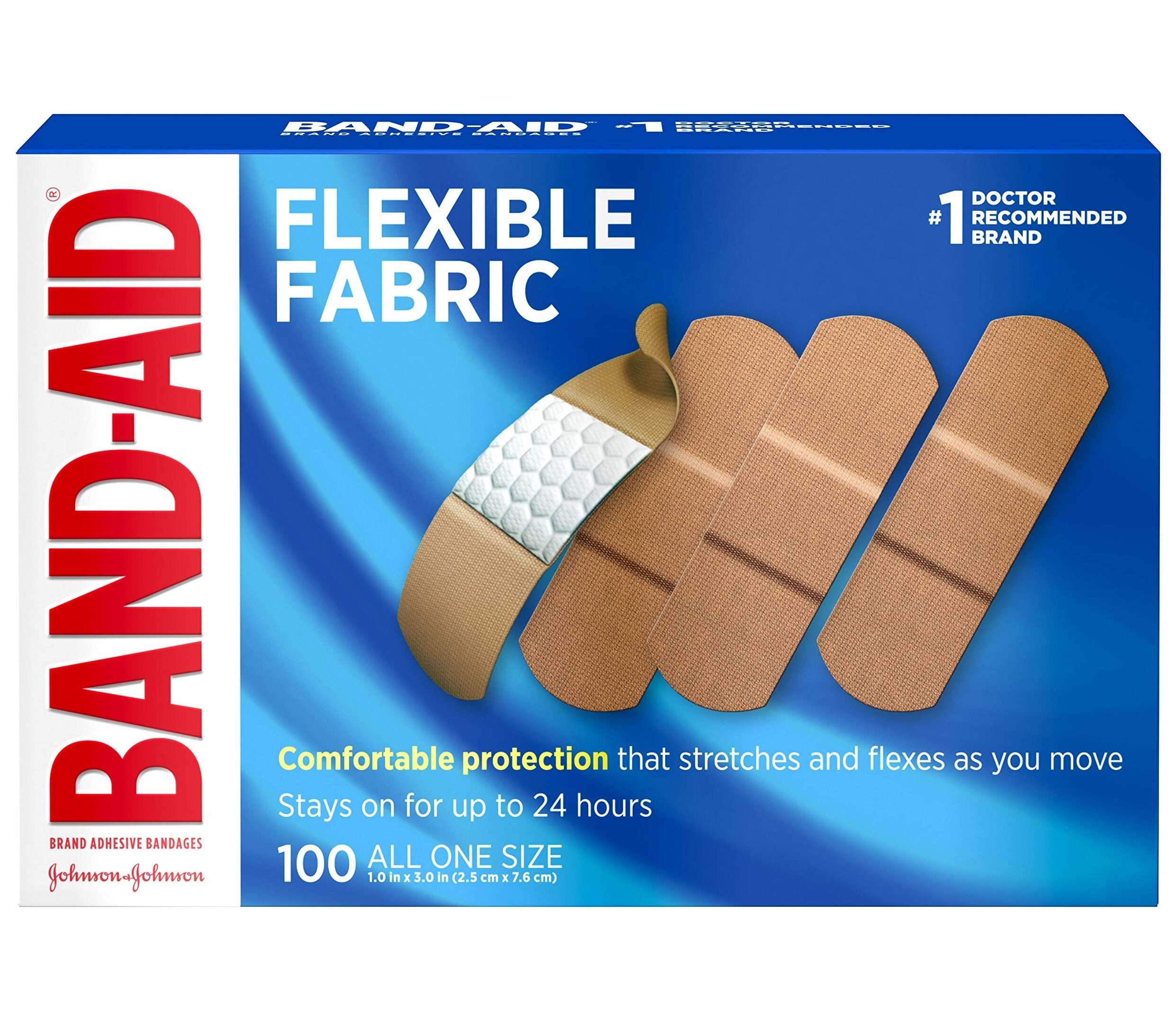 Band-Aid Brand Flexible Fabric Adhesive Bandages