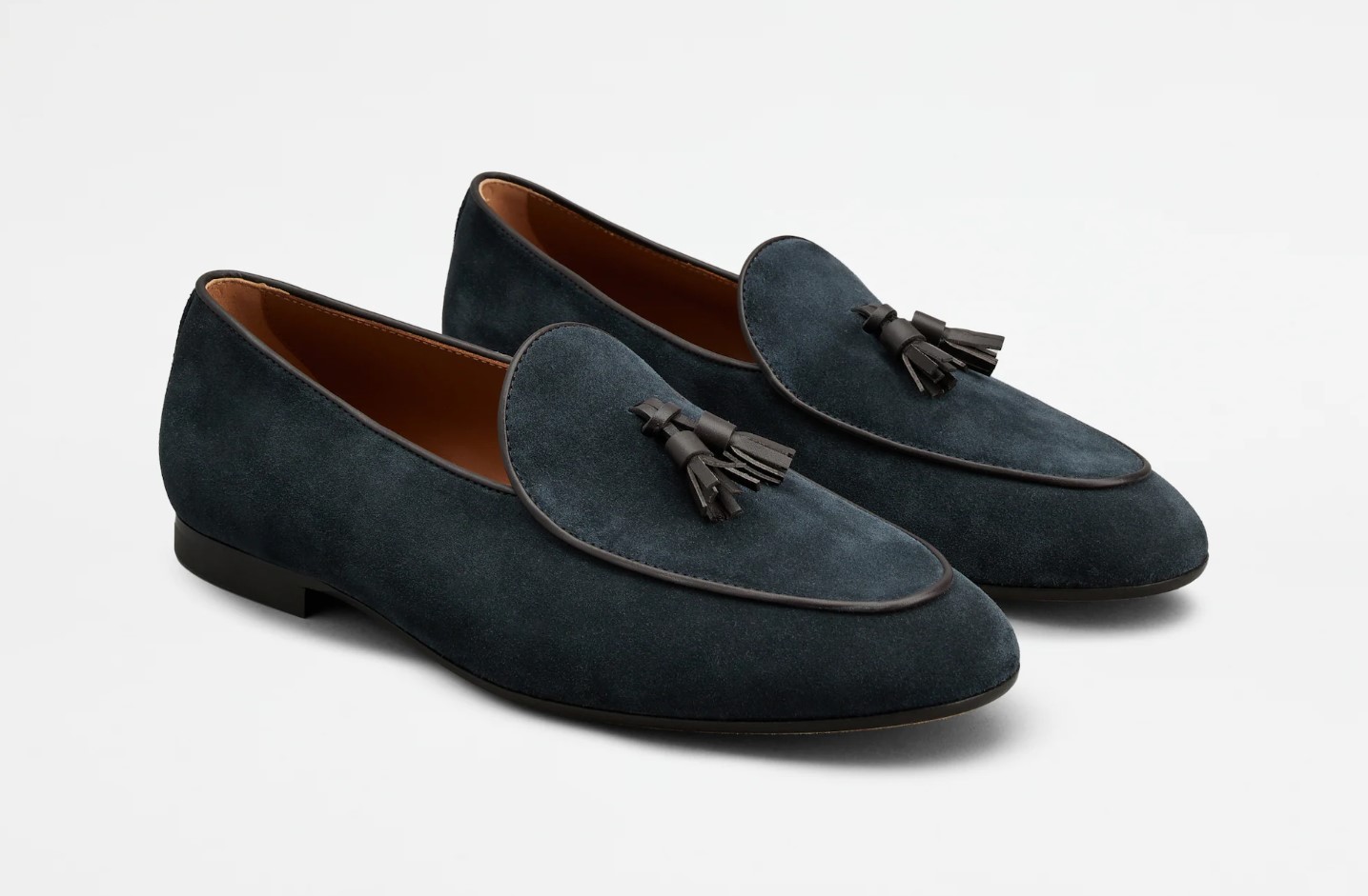 Tod's Loafers with Tassels in Suede