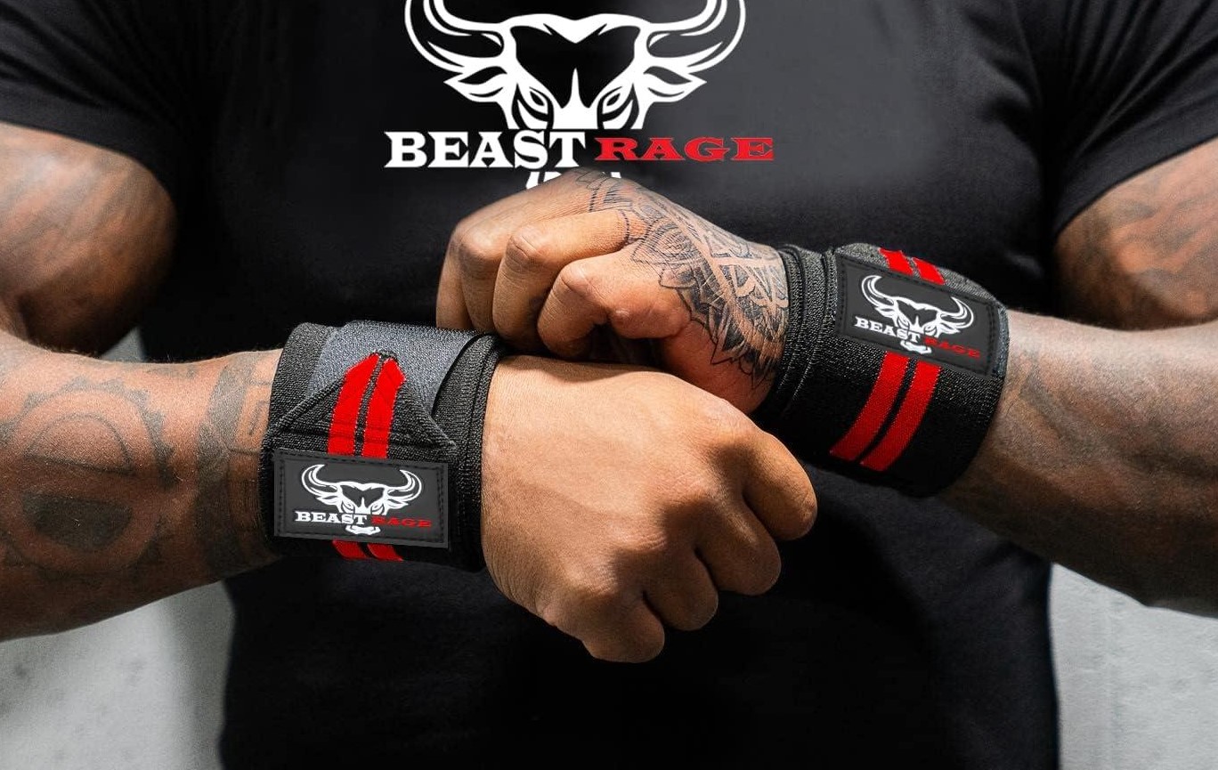 BEAST RAGE Lifting Straps for Weightlifting