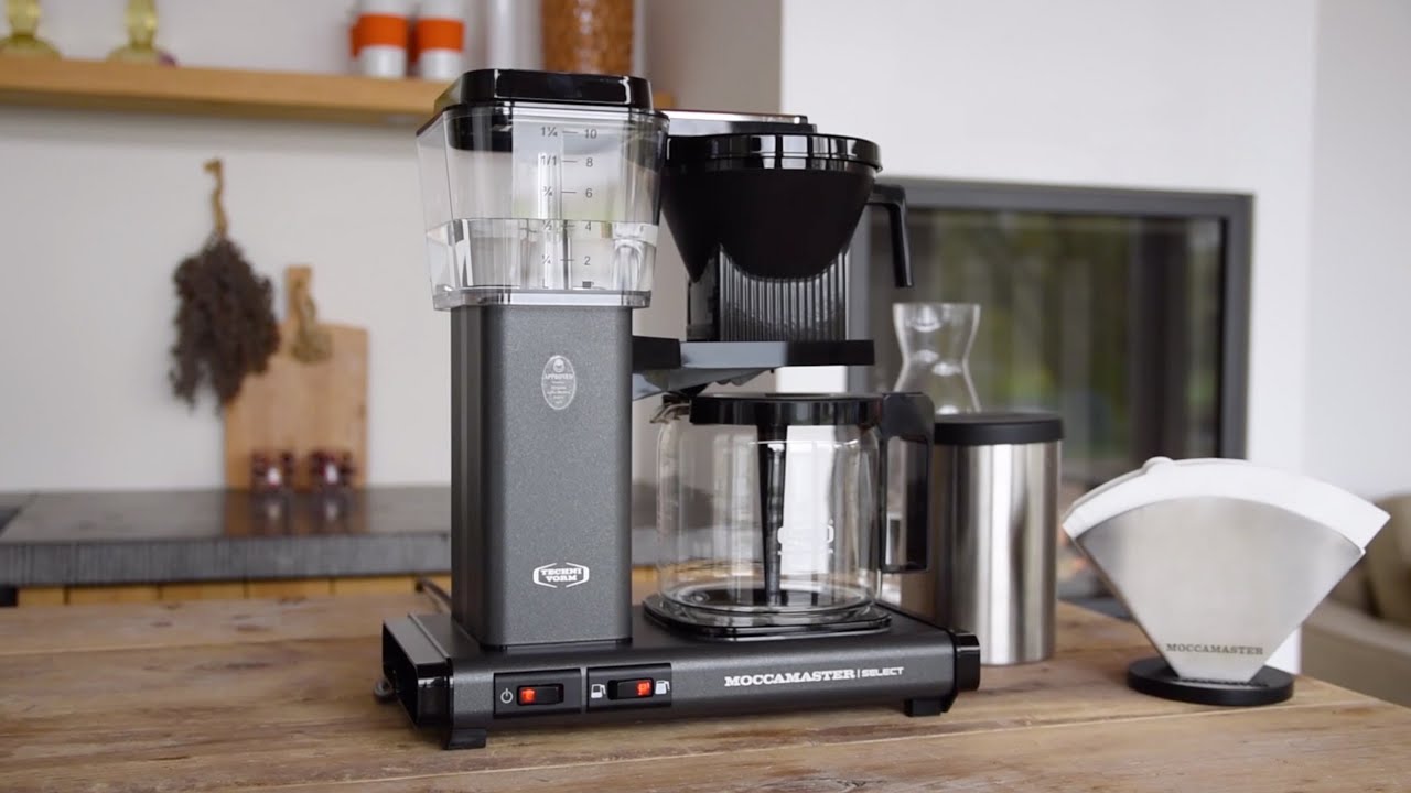 Moccamaster KBGV Select Glass Brewer 10-Cup Polished Silver Coffee Maker