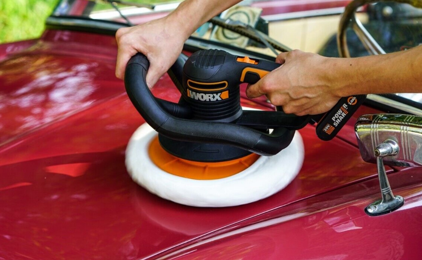 Worx WX856L 20V Orbital Buffer-Polisher