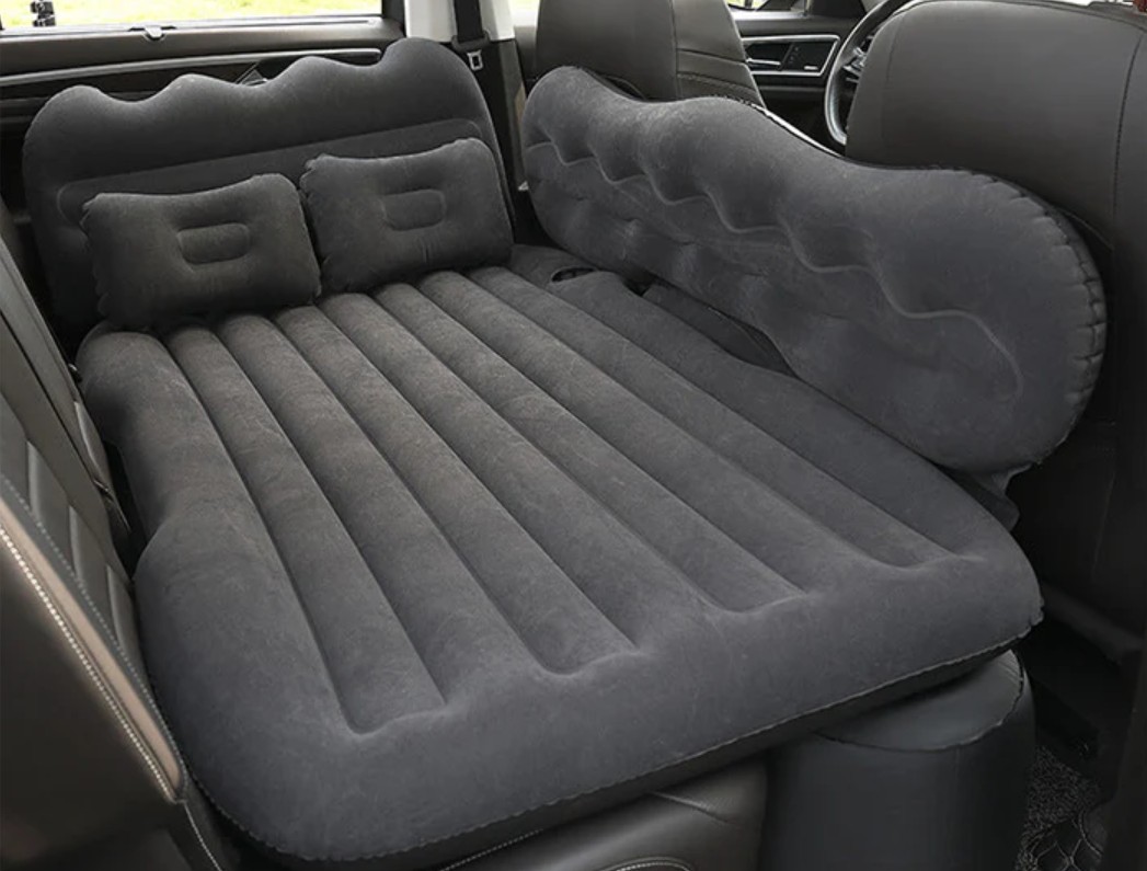 Inflatable Car Air Mattress with Electric Pump